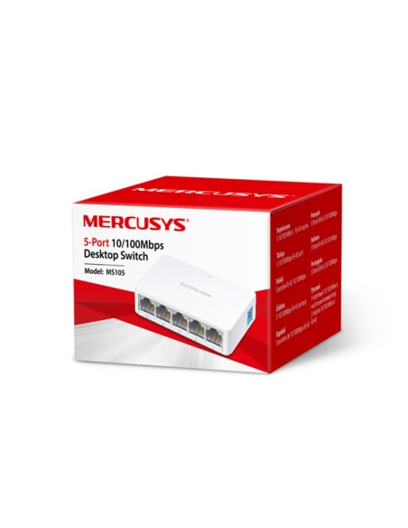 Switch Mercusys Desktop 5-Porte 10/100Mbps - MS105 Mercusys