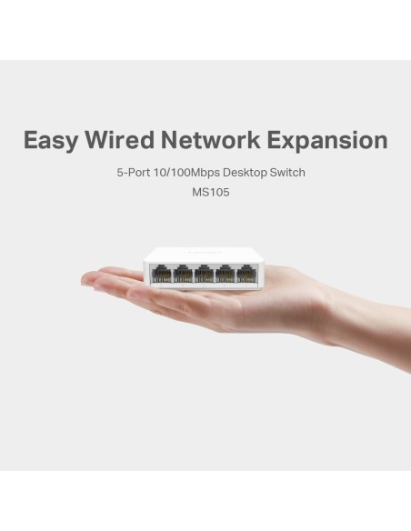 Switch Mercusys Desktop 5-Porte 10/100Mbps - MS105 Mercusys