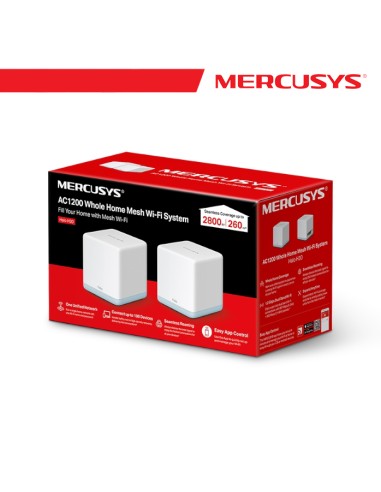Sistema Mesh Wi-Fi AC1200 2 pack Mercusys Mercusys