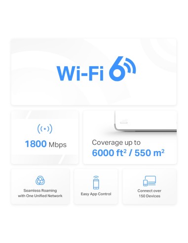 Sistema Mesh Wi-Fi 6 AX1800 3 Pack Mercusys Mercusys