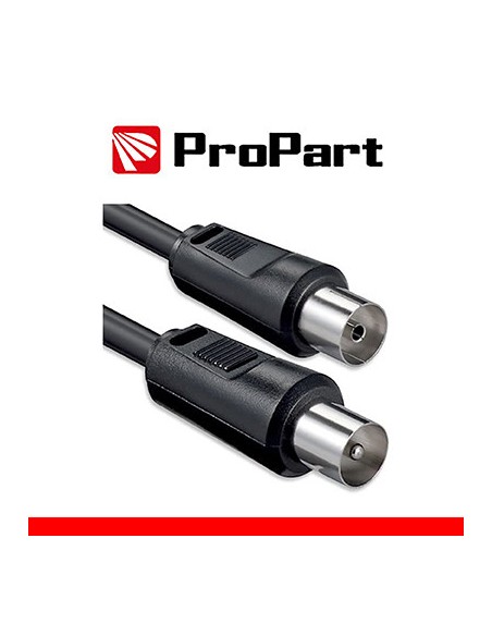 Cavo antenna TV IEC 5M SP-PR NERO PROPART