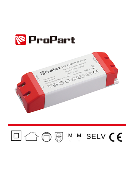 Alimentatore IP20 24V 320W 13.3A Dimensioni: 210*80*36mm PROPART