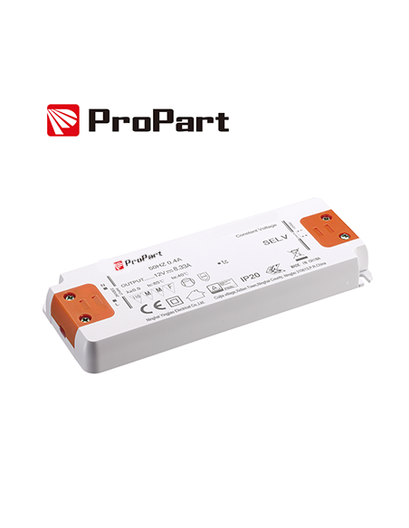 Alimentatore PIATTO: IP20 24V 50W 2.08A Dimensioni: 160*58*18mm PROPART