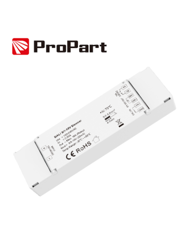 Dimmer DALI 1CH*10A, 0/1-10V 100-240VAC PROPART
