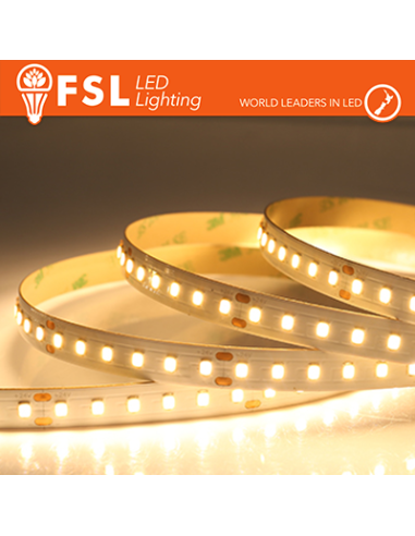 Striscia LED 5m IP20 2835 24V - 12W/m 120led/m 4000K FSL