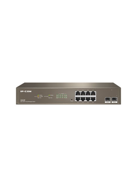 Switch Cloud Managed 8 port GE + 2 SFP - G3310F IP-COM