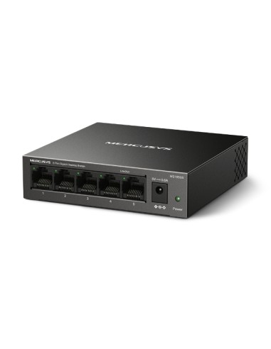 Switch 5-Porte Metallo 10/100/1000Mbps - Mercusys MS105GS Mercusys