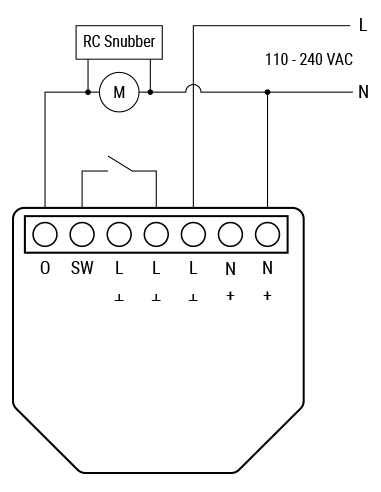 Shelly RC Snubber - Circuito per assorbim energia Shelly